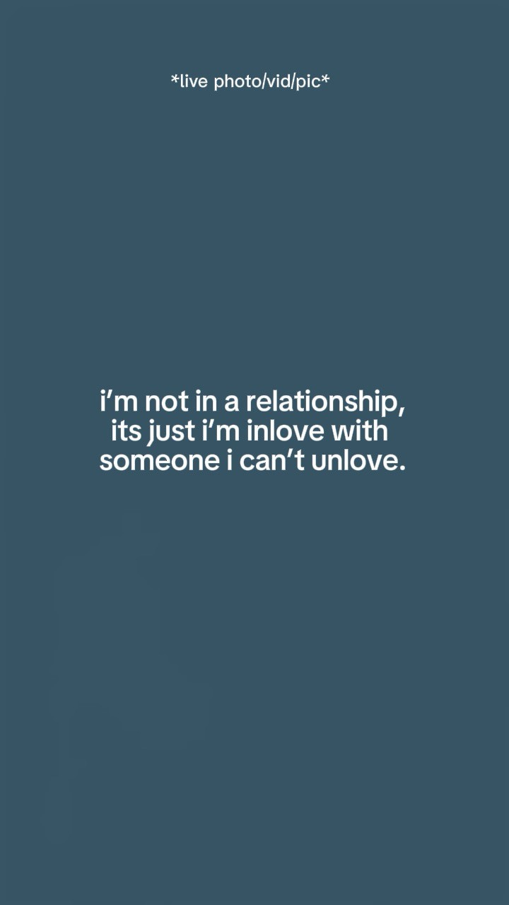 Imnotinarelationship