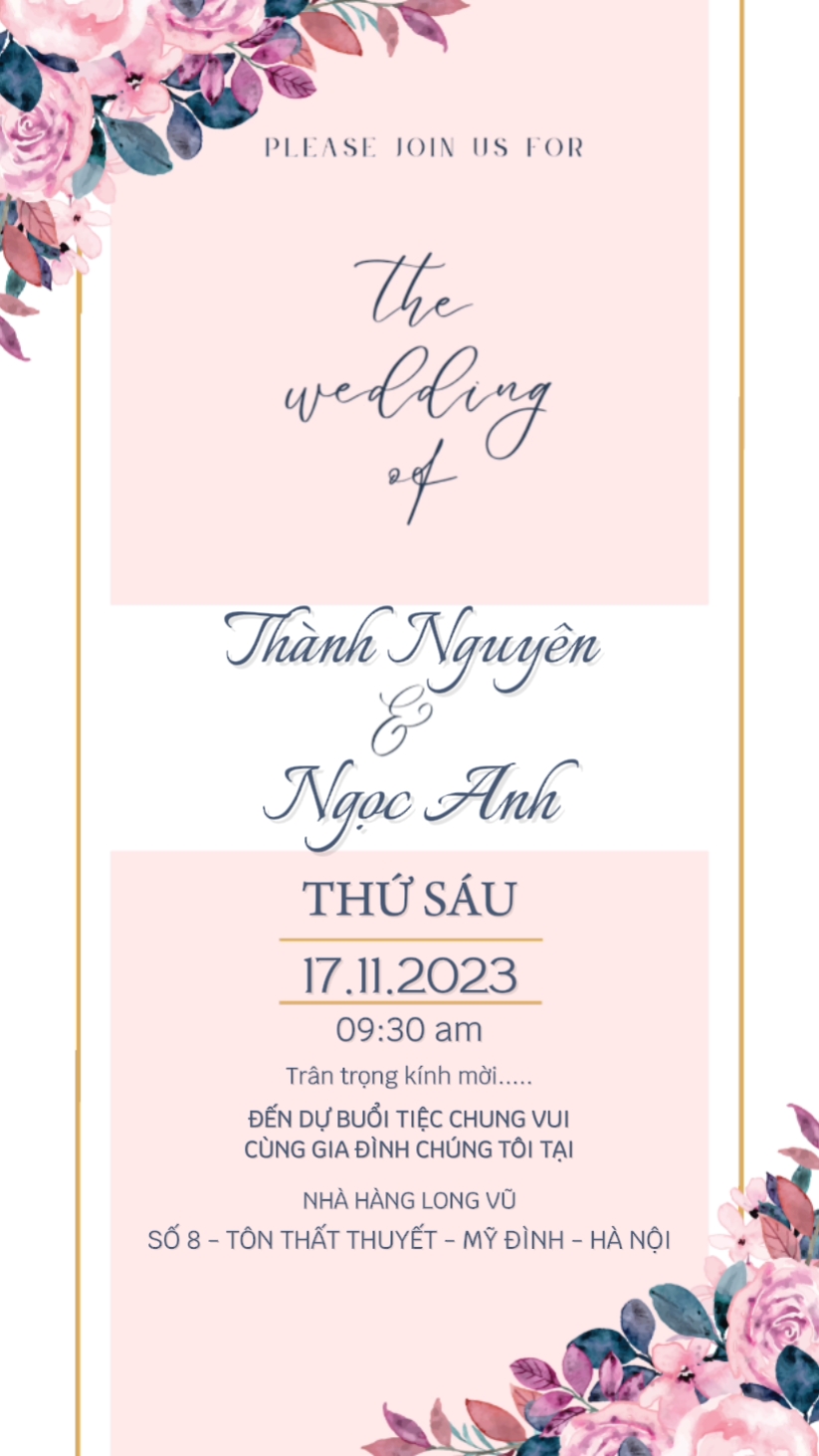 MẪU THIỆP CƯỚI 