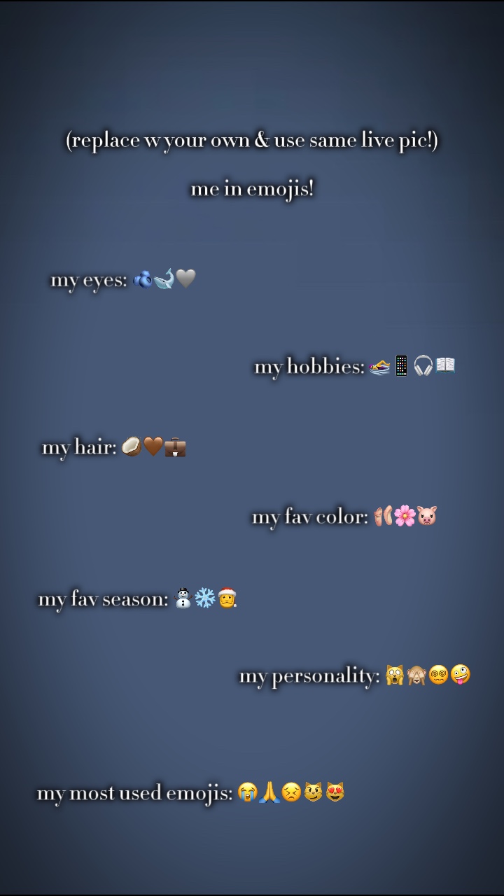 me in emojis
