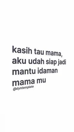 aku udah siap jadi