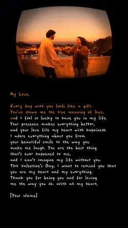 Valentine’s Letter