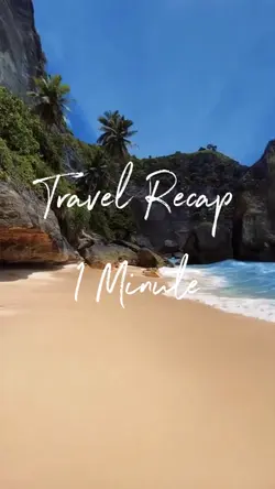 Travel Recap 1Minute