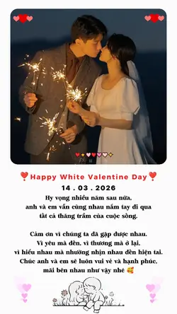 Mẫu Chúc 14/3/2026