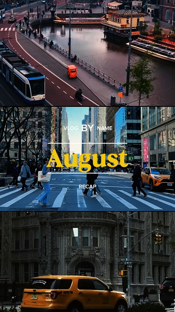 AUGUST RECAP