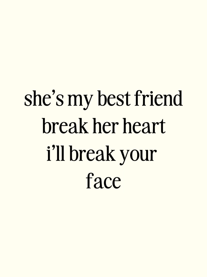 Sie ist meine beste Freundin