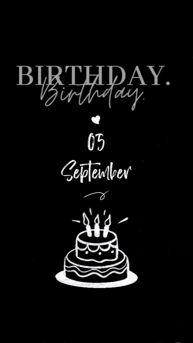 HBD 5 SEPTEMBER 2026