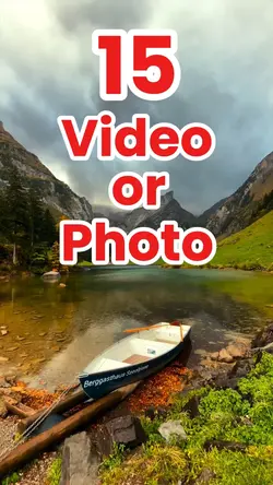 15 video or foto