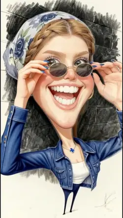 Funny caricature