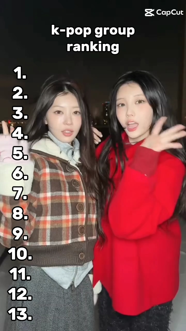 Ranking do grupo kpop