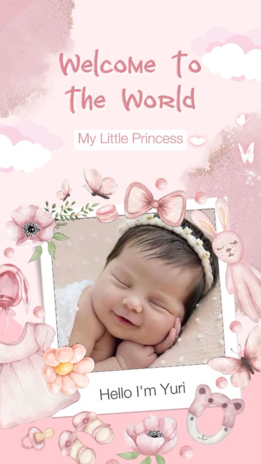 new born baby girl