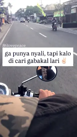 ga punya nyali tapi 