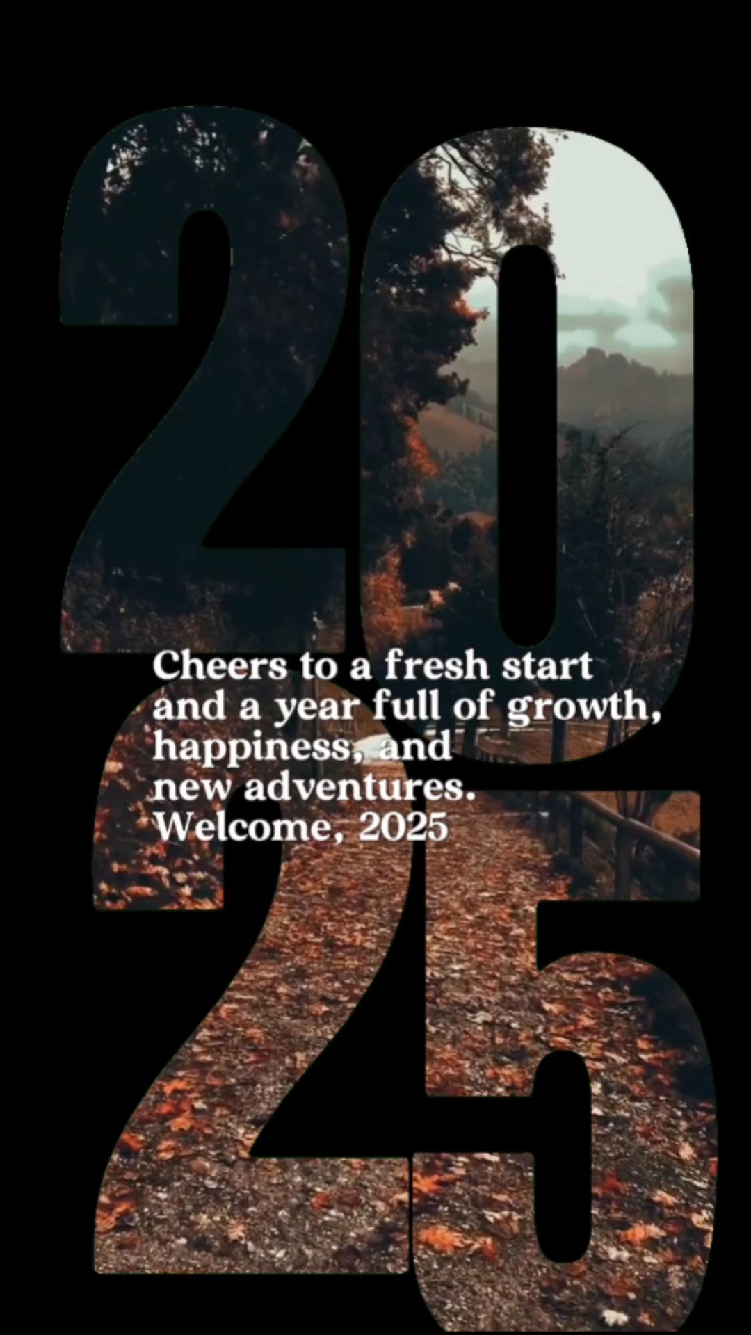 selamat datang tahun 2025