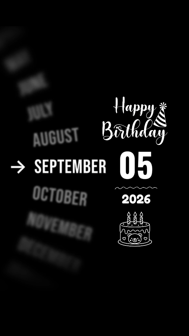 BDAY SON 5 SEPTEMBER