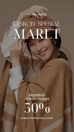 promo : diskon maret