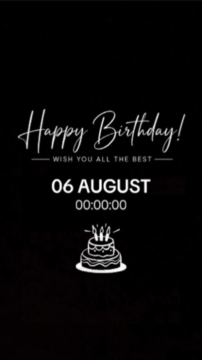 HBD MY SISTER 6 AUG