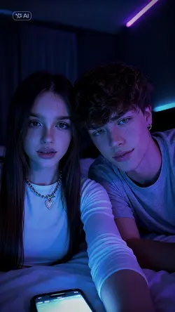 Couple selfie ai