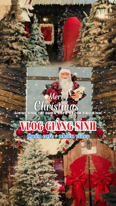 Vlog giáng sinh cafe
