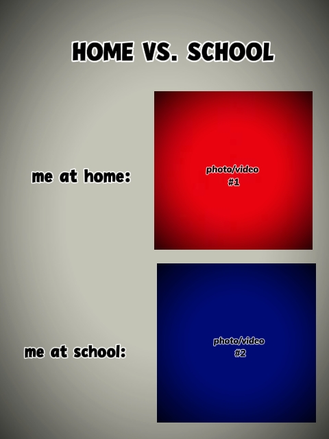 Hogar vs escuela