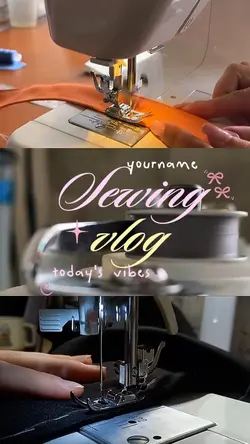 sewing vlog