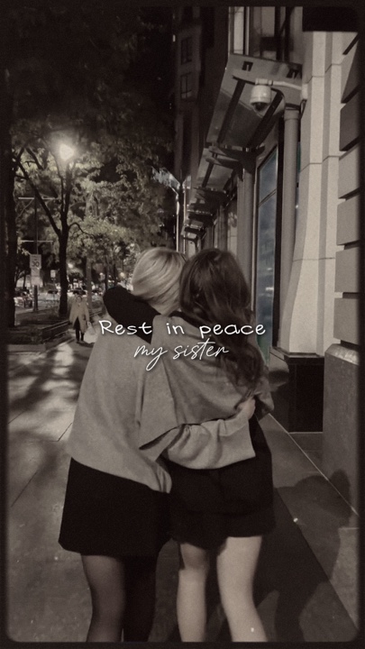 Descansa en paz hermana