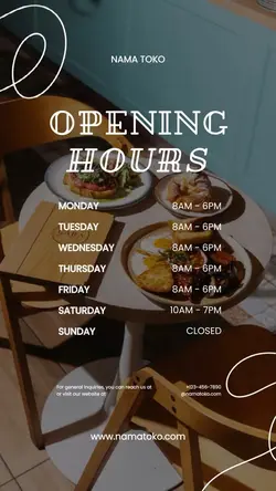 opening hours 