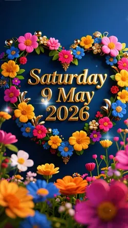Saturday 9 May 2026
