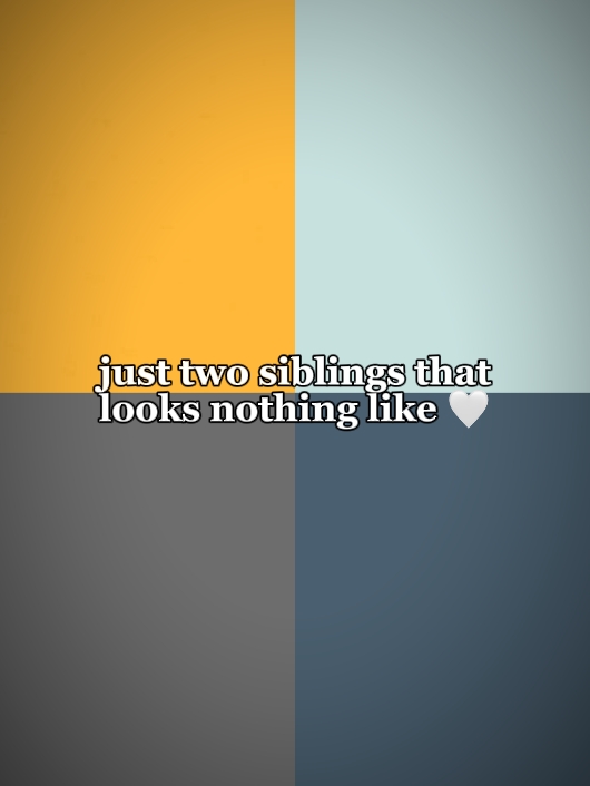 two siblings