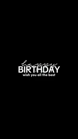 Happy Birthday