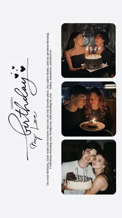 HAPPY BIRTHDAY LOVE