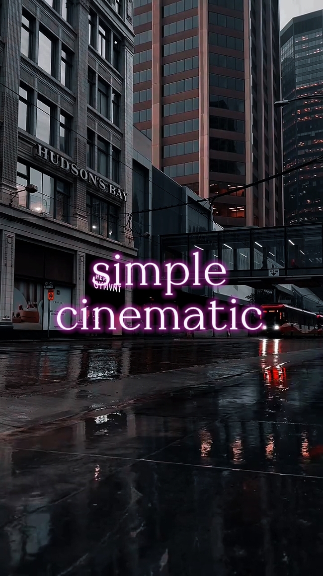simple cinematic 