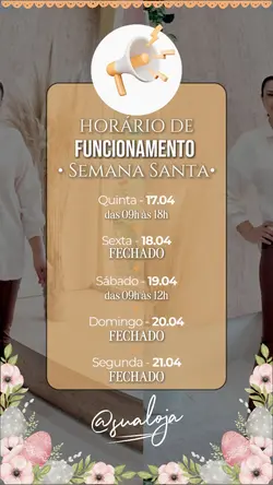 Horário Feriado loja