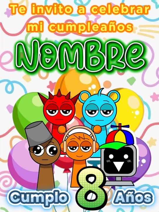 Invitación Sprunki 