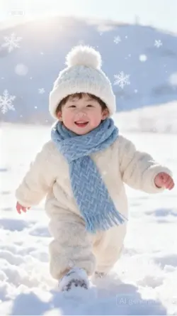 AI bé nam mùa đông