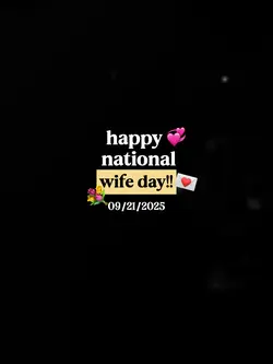 national wife day