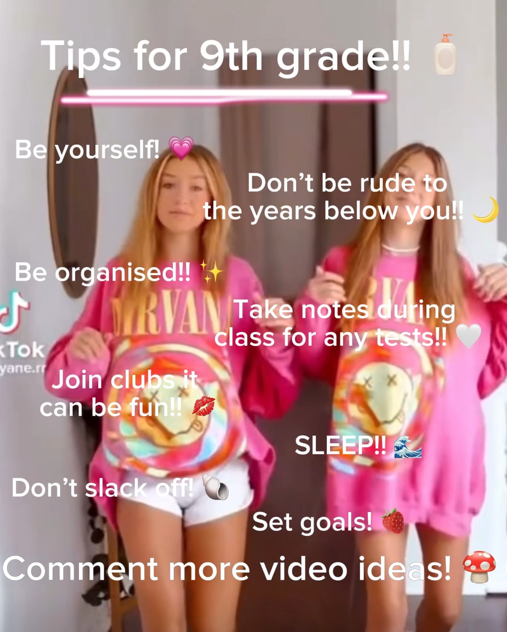 9th grade tips!! <33