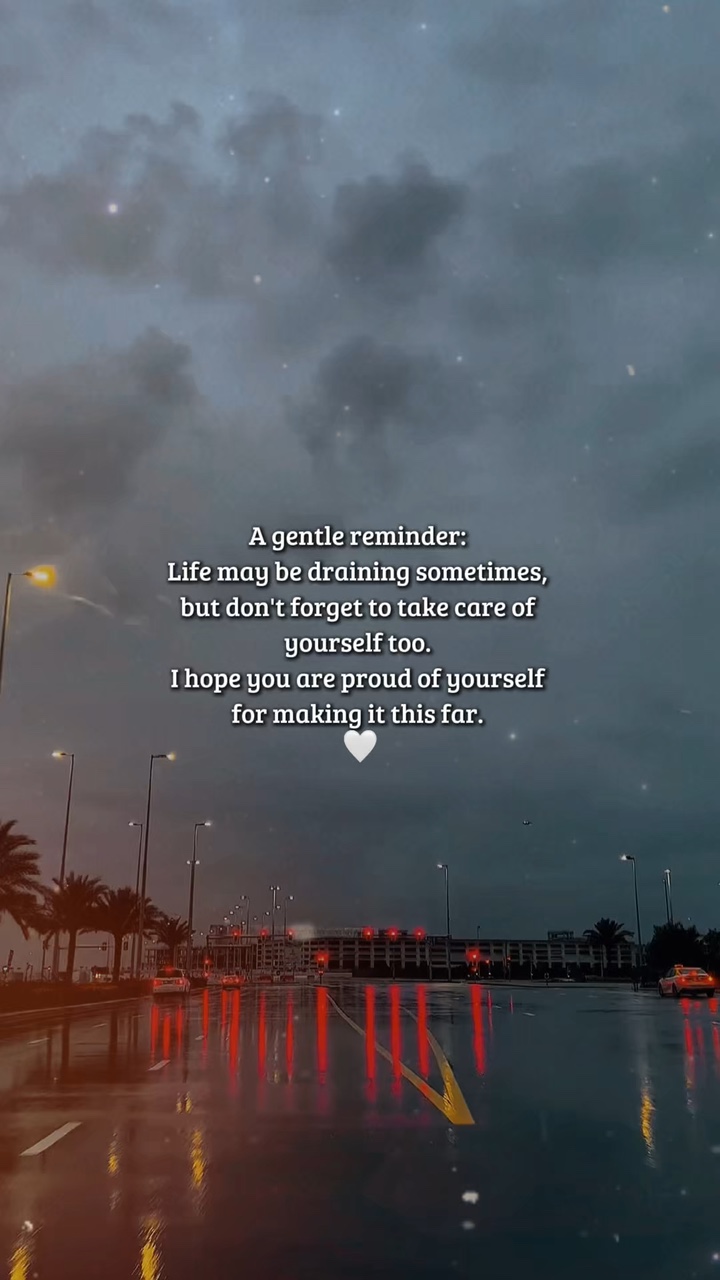 A gentle reminder