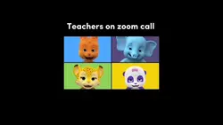 Teachers on zoom cal