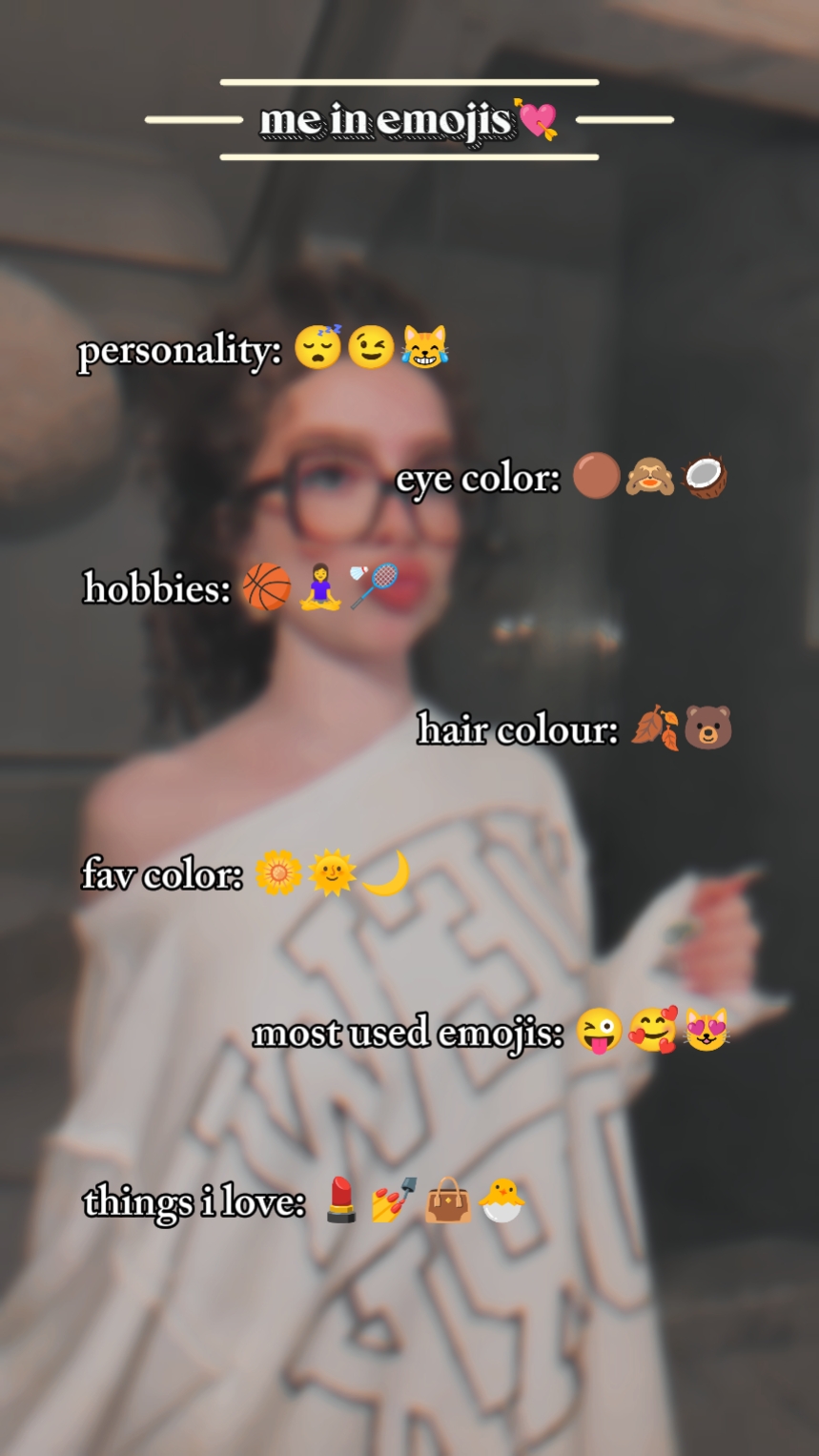 Sobre mí en emojis
