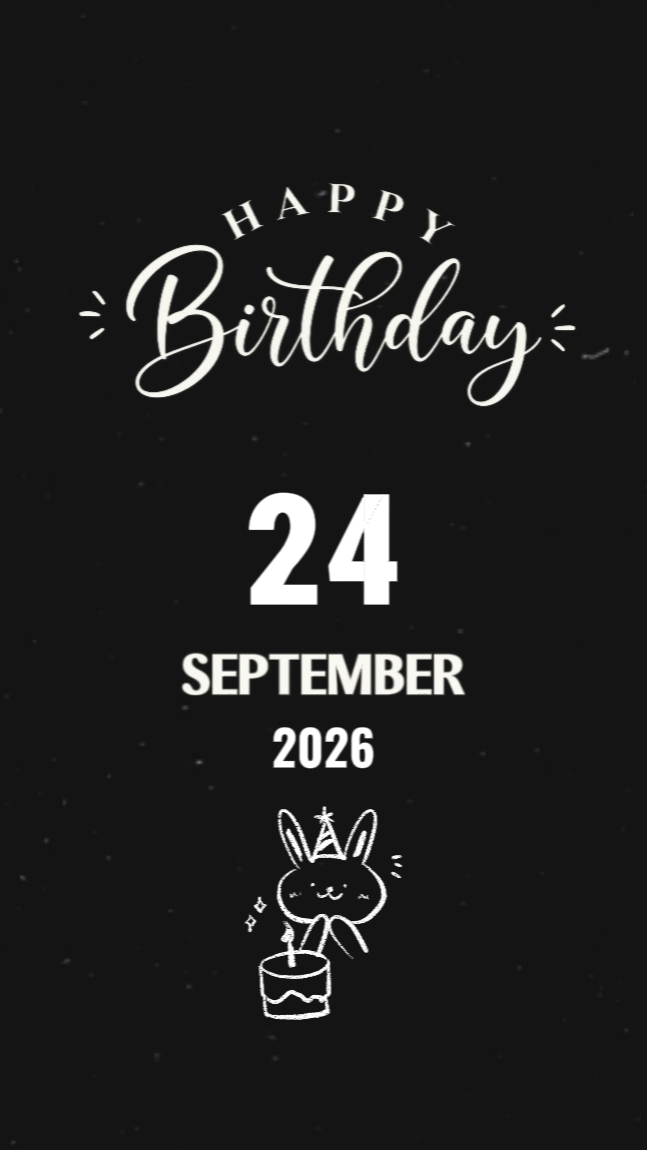 24 DE SEPTIEMBRE CUMPLEAÑOS