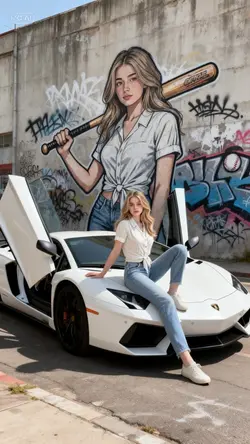 Graffiti wall