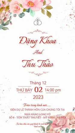 MẪU THIỆP CƯỚI 