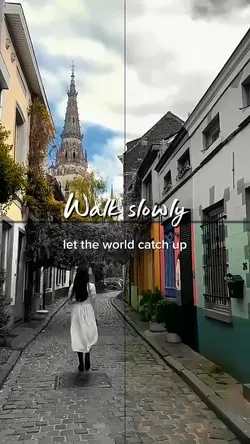 walk slowly