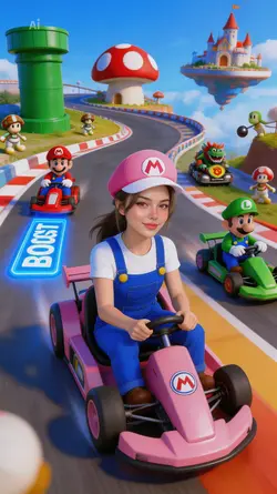 super mario race