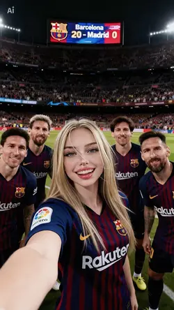 photo with Barcelona