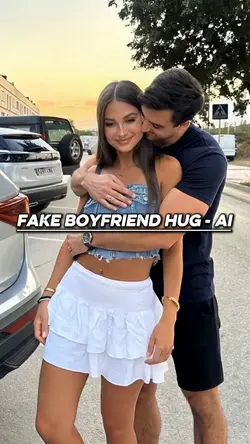 Fake Boyfriend hug