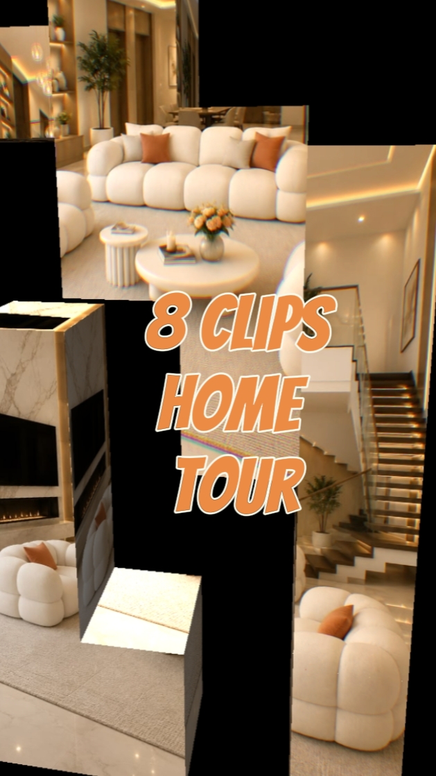 8 clips home tour