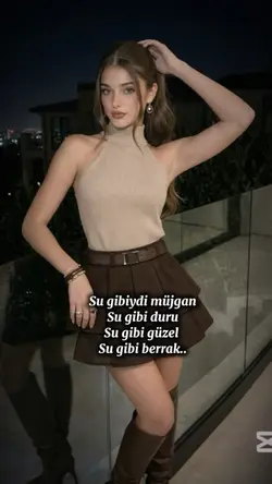 Su gibiydi müjgan