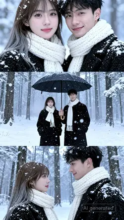 Couple mùa đông AI