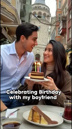 Bday with boyfriend