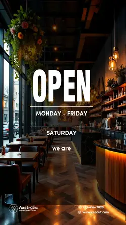 we are open